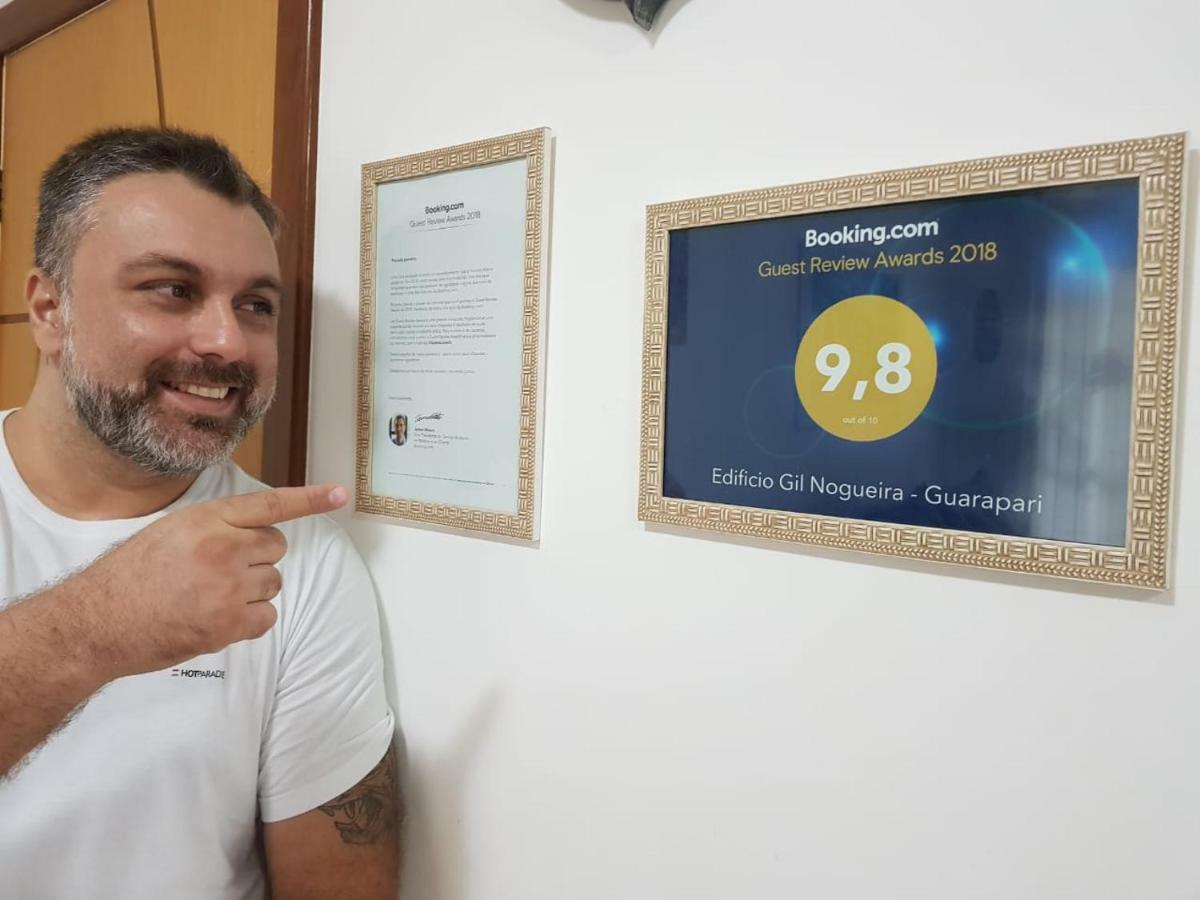 شقة Praia Do Morro - Guarapari - Apto 2 Quartos Com Internet - Piscina - Ar Split - Edificio Gil Nogueira المظهر الخارجي الصورة